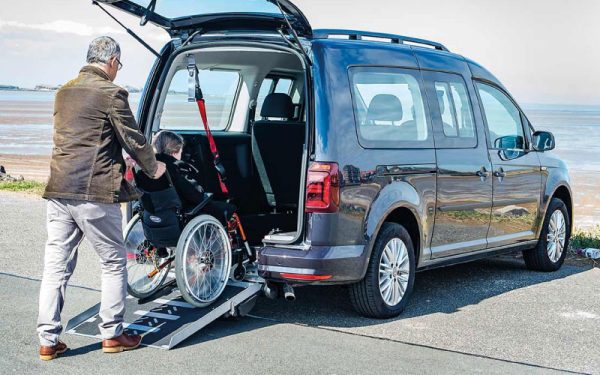 Lewis Reed Group | Wheelchair Accessible Vehicles | VW Caddy Maxi Rear Ramp