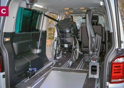 Wheelchair Accessible Vehicles | Lewis Reed Group | Seatbelt hook