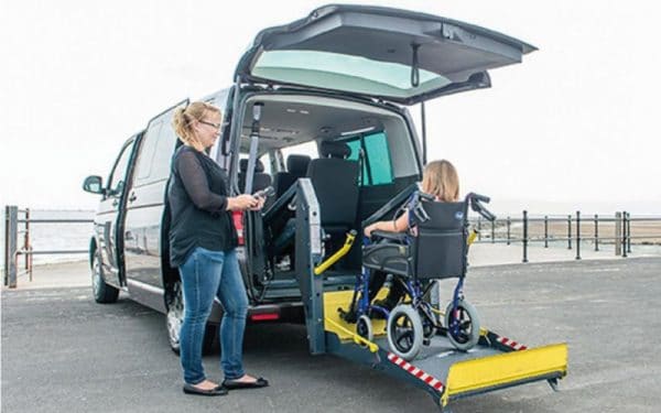 plier of Wheelchair Accessible Vehicles | Ricon rear lift