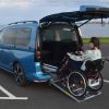 Lewis Reed Group | British Supplier of Wheelchair Accessible Vehicles | Volkswagen Caddy Maxi 5 with wheelchair ramp in use