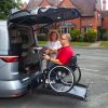Lewis Reed Group | British Supplier of Wheelchair Accessible Vehicles | Wheelchair user using rear lift