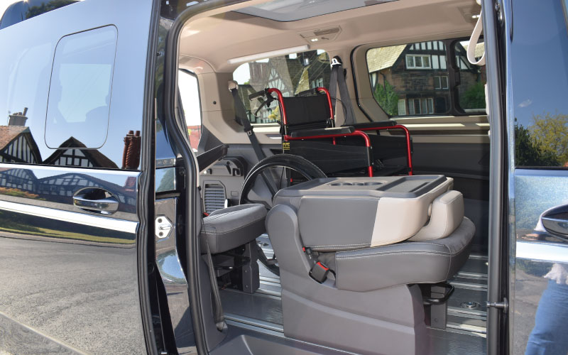 Lewis Reed Group | British Supplier of WAVs | Volkswagen Multivan | Wheelchair in place