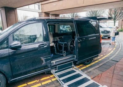 Lewis Reed Group | Wheelchair Accessible Vehicles | Side entry WAV ramp