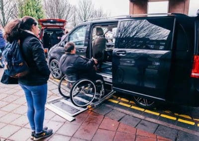 Lewis Reed Group | Wheelchair Accessible Vehicles | Side ramp demo
